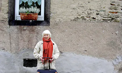 Foto: Heidemarie Schwermer tatt av Daniel Mazza