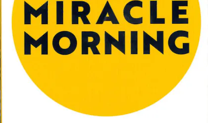 Omslag på boken The Miracle Morning